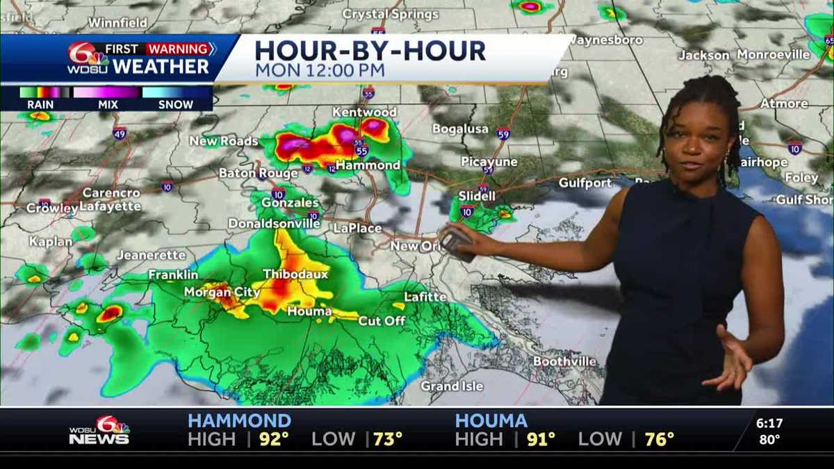 Impact Day: Heavy rain, damaging winds through evening in Nola