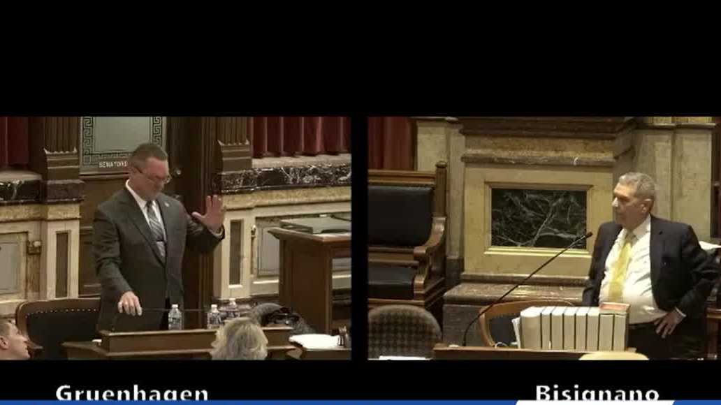 Iowa lawmaker walks off Senate floor after being questioned about Iowa's child welfare system