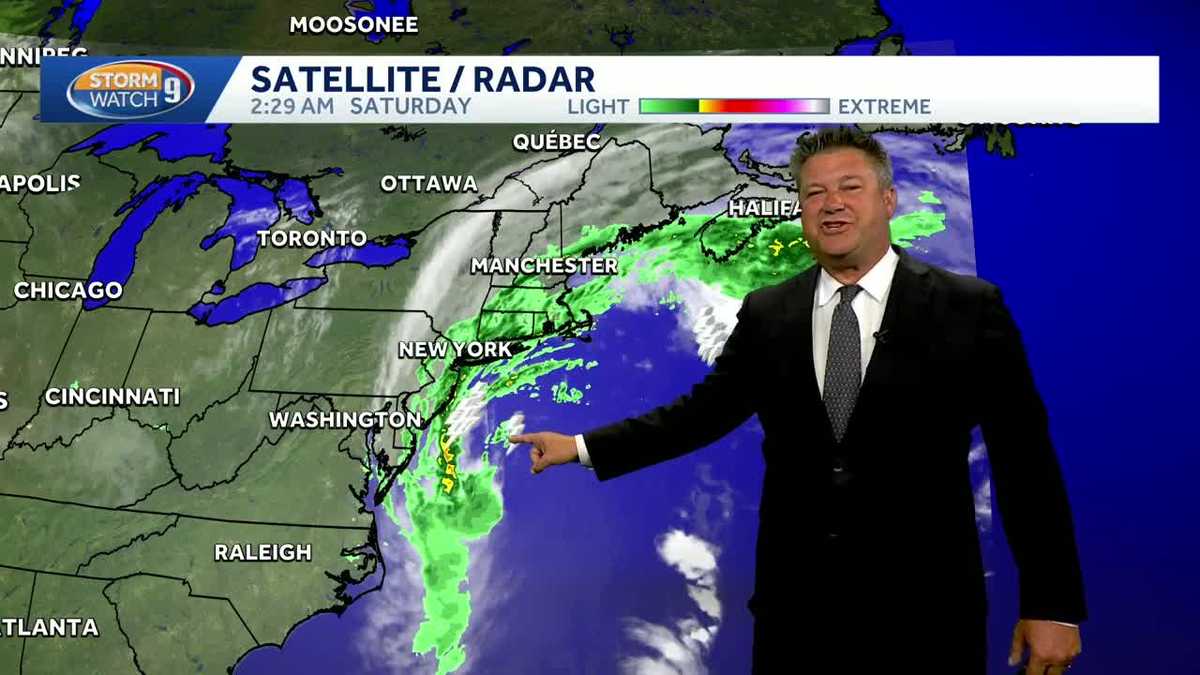 Heavy rain inches closer, most expected later today