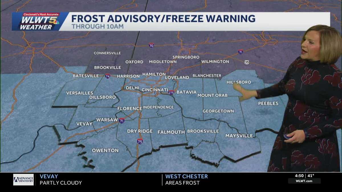 It will warm up quickly starting tomorrow