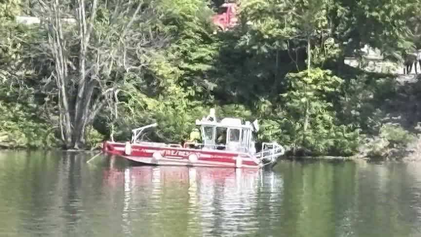 Truck reportedly crashes into Mon River