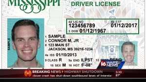 Mississippi gets new driver's license