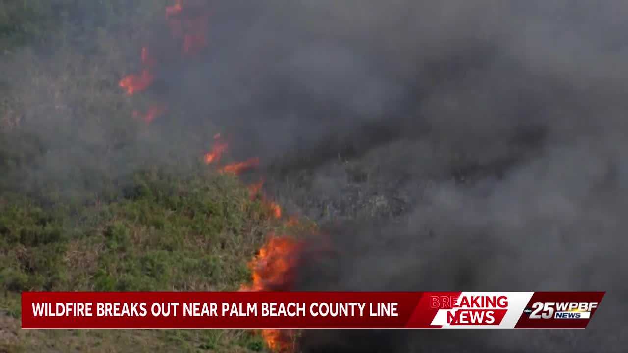 Wildfire near Palm Beach County spreads across 6,500 acres