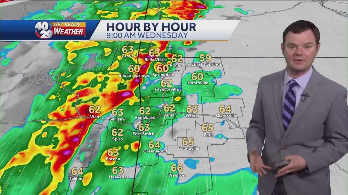 FORECAST: Stormy for Wednesday morning