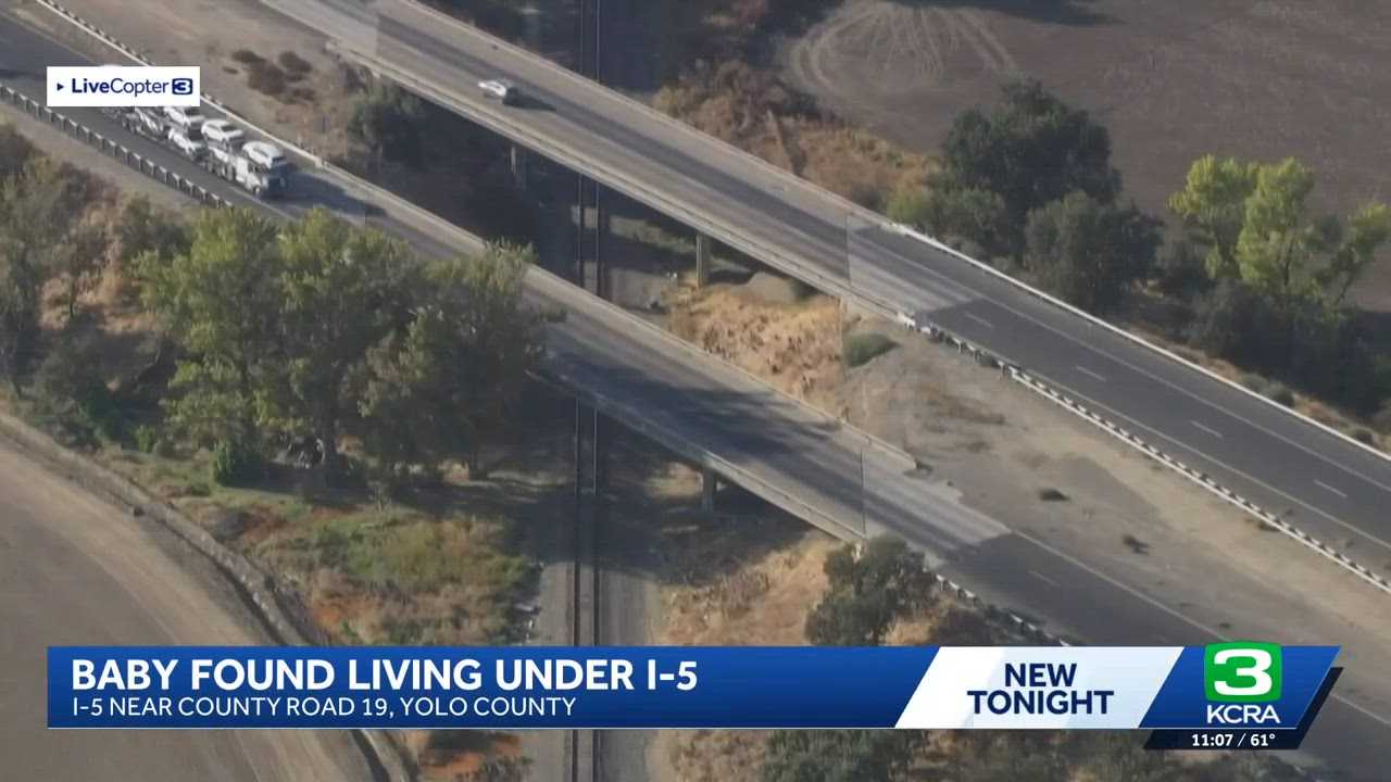 Arrestan a padres tras hallar a bebé de 7 días viviendo debajo de la I-5 en Yolo