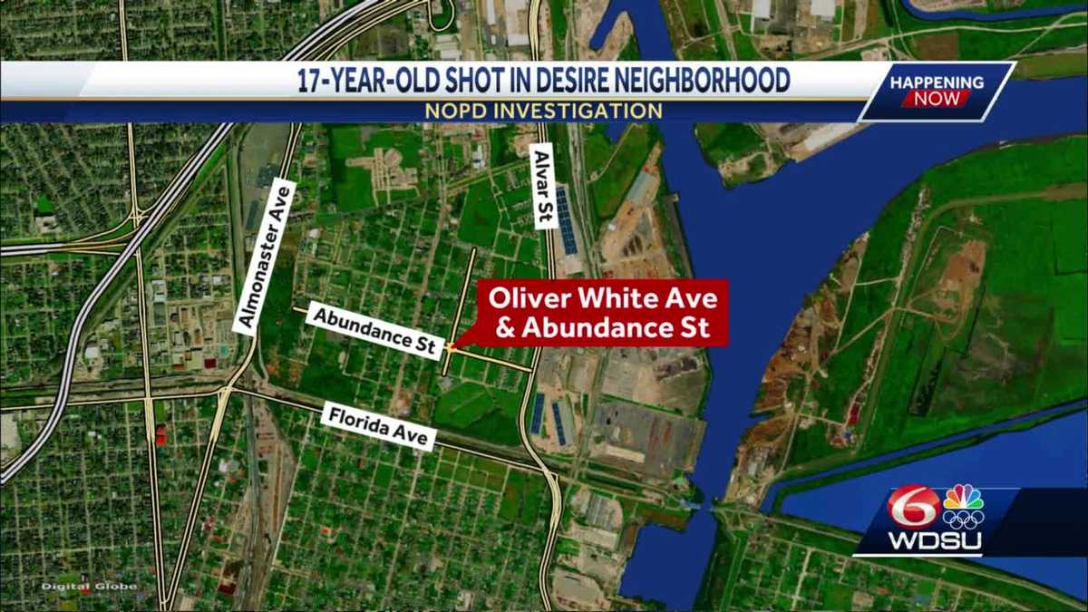 NOPD 17-year-old shot in Desire