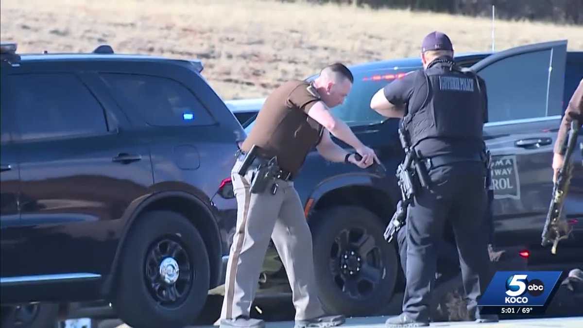 Man arrested after shooting Guthrie woman, leading police on pursuit