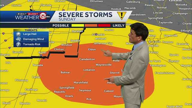 Storms on Sunday, cooler temperatures begin the work week - Vimarsana News