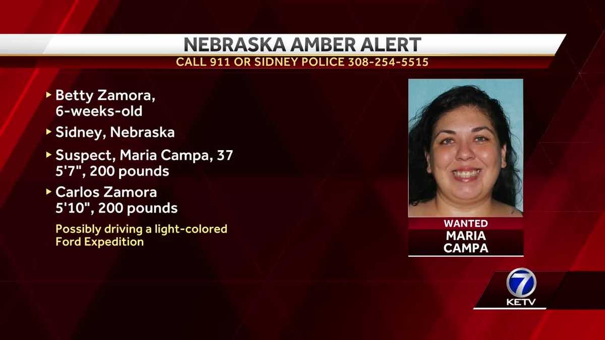 Amber Alert issued in Nebraska
