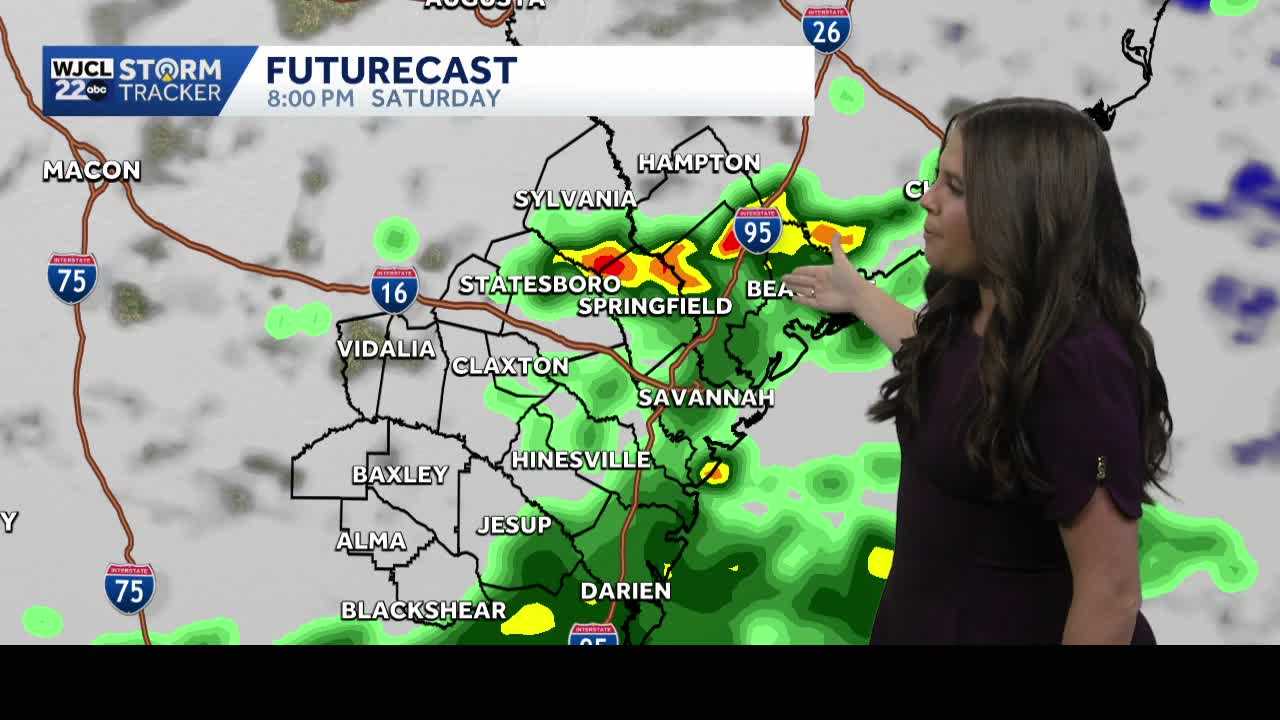 Tracking rain for the weekend...a look at the timing for Southeast Georgia and the Lowcountry