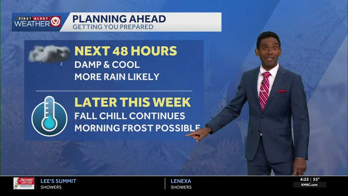 Kansas City forecast: Drizzle on Monday; widespread rain Tuesday