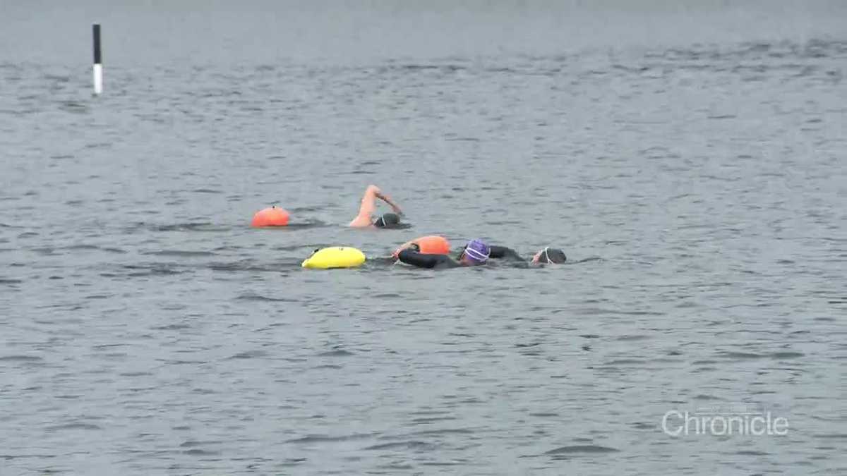 New London woman proves blindness won't hold her back from pursuing athletic challenges