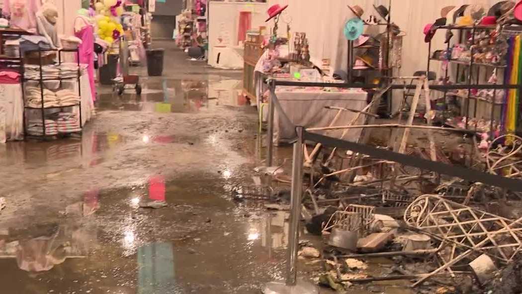 Mississippi Trade Mart fire cleanup begins, reopening timeline set