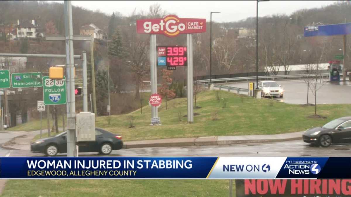 Two people arrested after woman stabbed near gas station in Edgewood