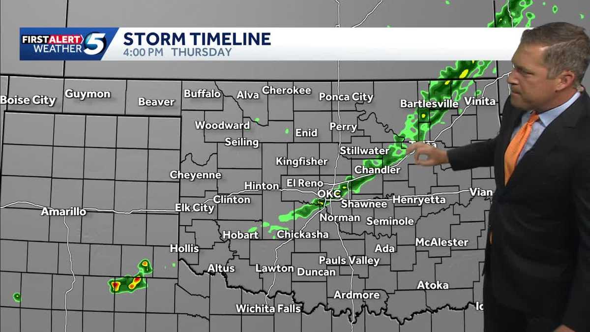 Storm chances increase for Thursday