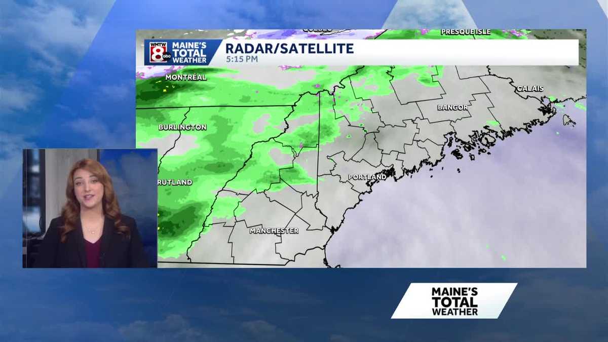 Showers move in tonight with gradual clearing Friday