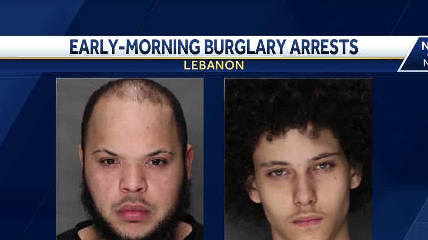 Two men arrested in Lebanon County, Pa. armed burglary, police say
