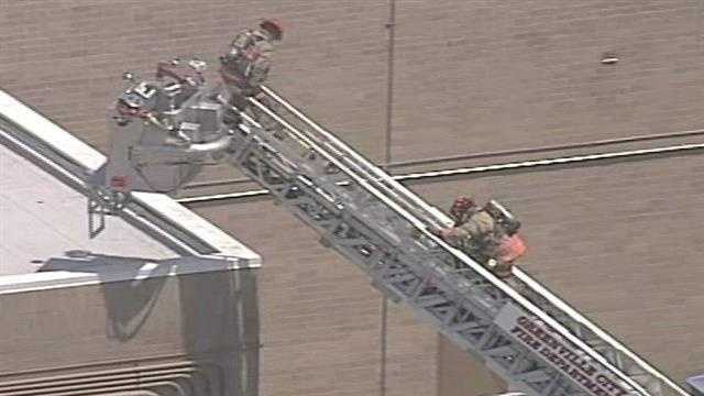 Sky 4: Fire at Haywood Mall food court Sky 4: Fire at Haywood Mall food court
