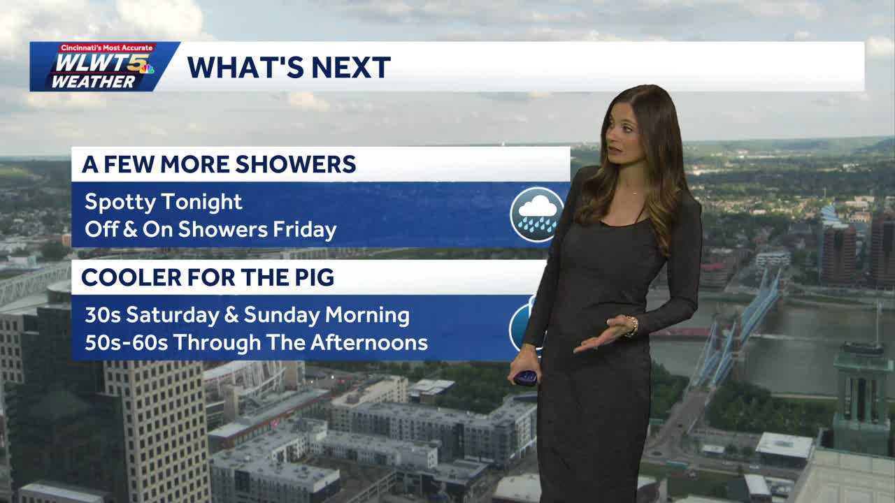Friday rain: Showers possible for start of Flying Pig weekend