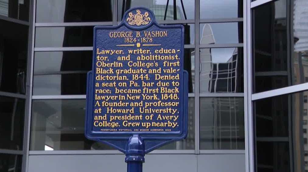 Marker unveiled in Downtown Pittsburgh honors George B. Vashon