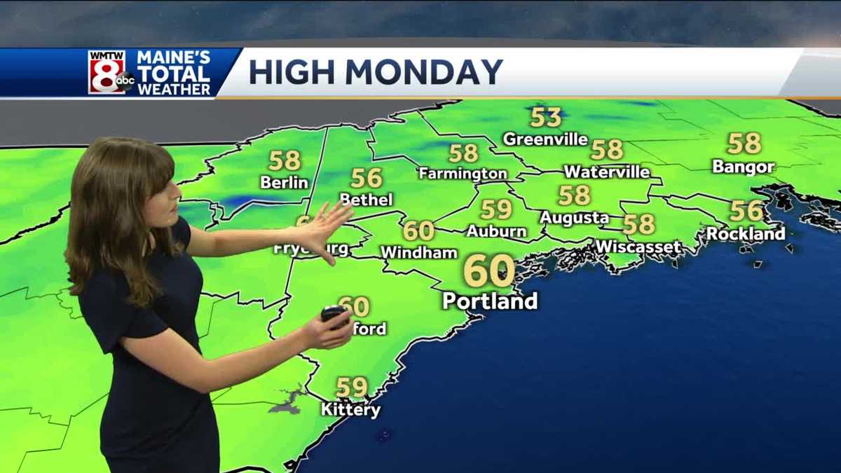 Mostly cloudy with a few showers this week