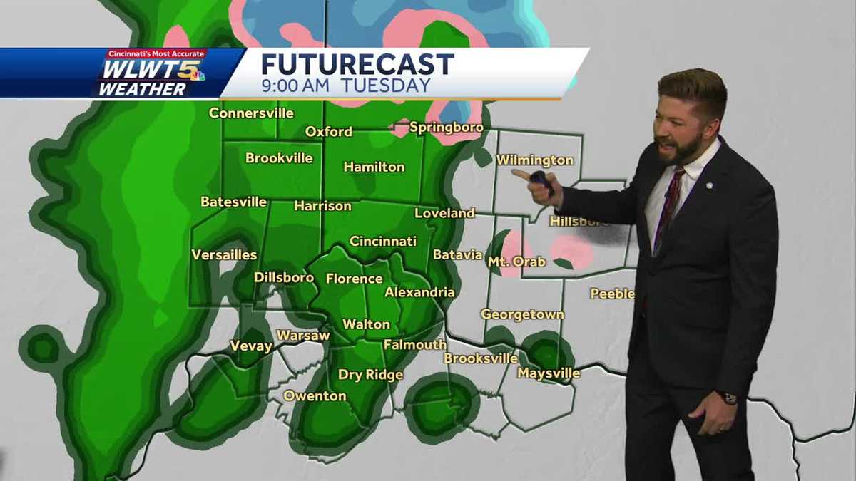 Dreary start to the workweek