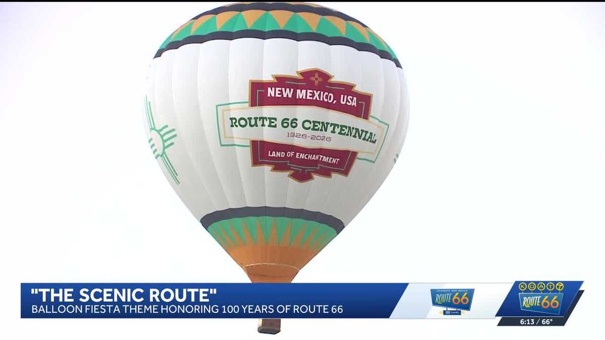 Route 66 centennial celebrated at Albuquerque Balloon Fiesta