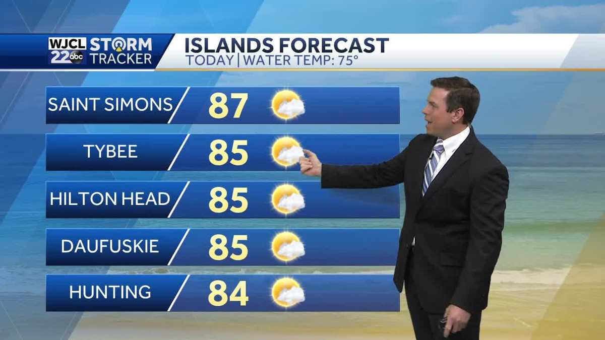 Summer-like weather and tracking possible severe storms tomorrow - WJCL
