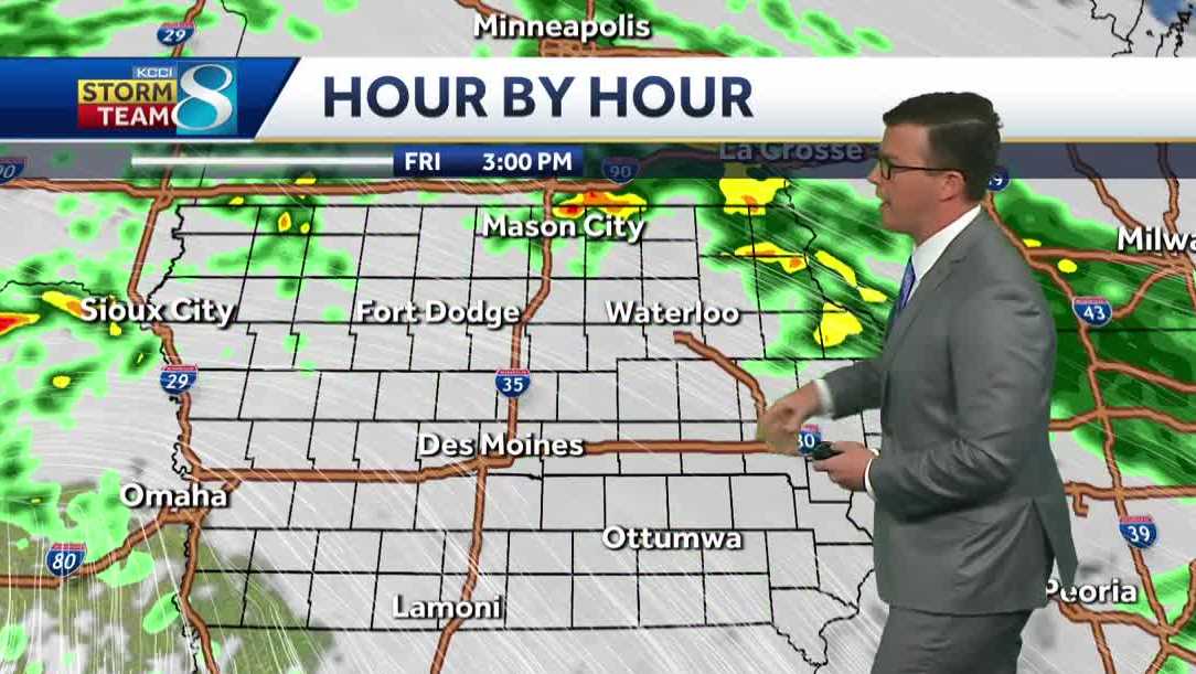 Iowa weather: Rain chances return with severe weather tomorrow