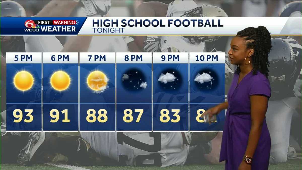 Hot and Mostly Dry Friday, extending into the weekend