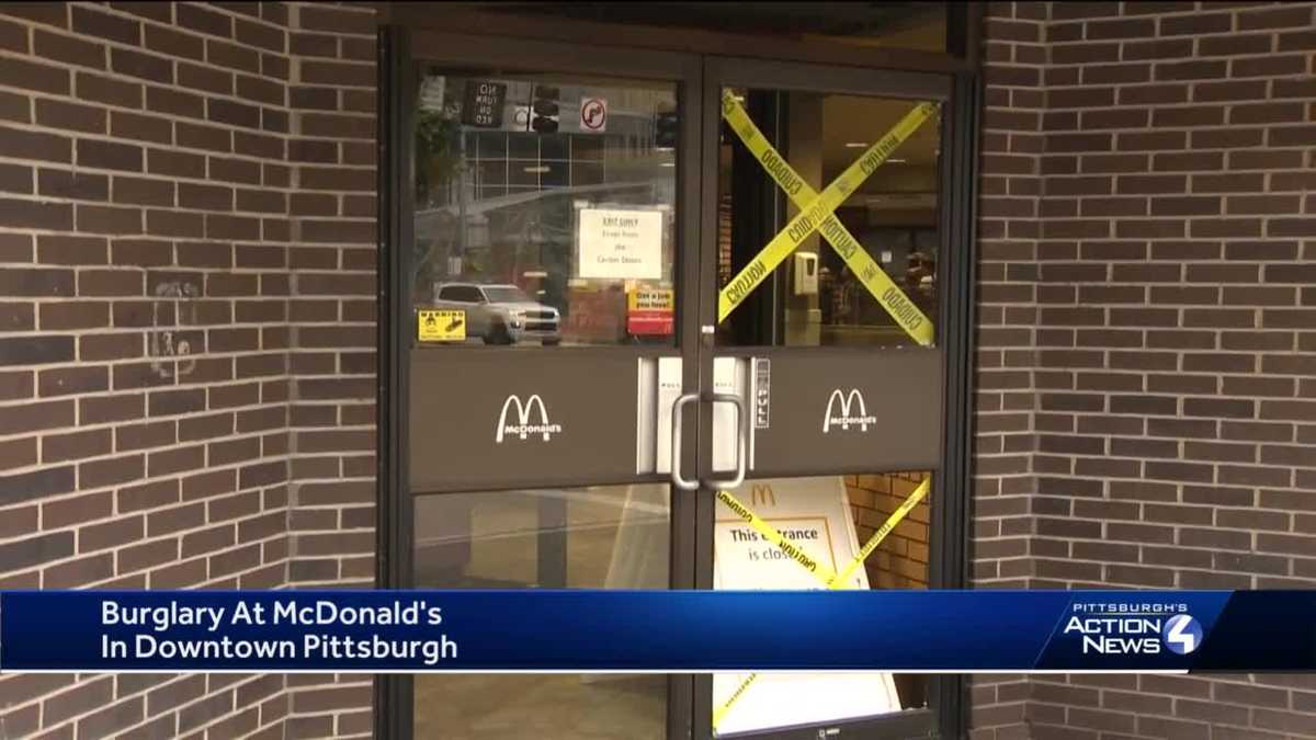 Man arrested following burglary at Downtown Pittsburgh McDonald's