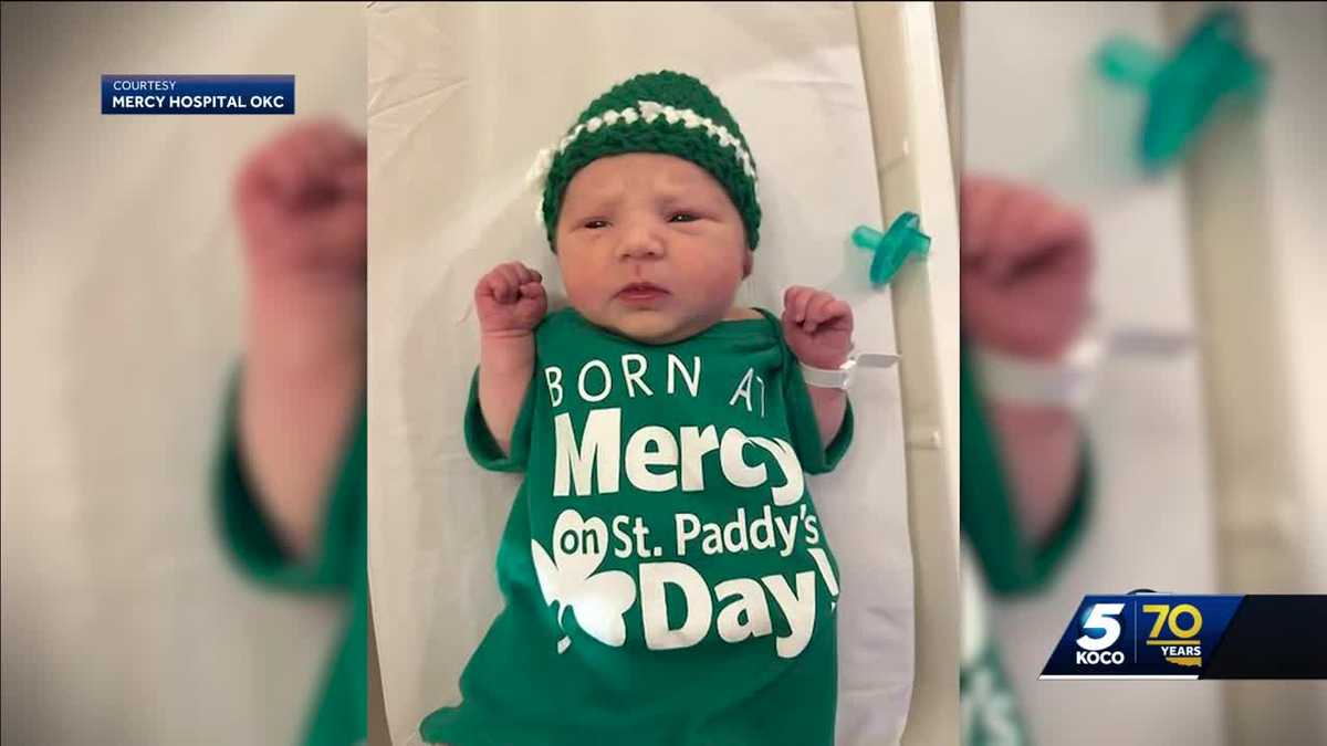 Mercy Hospital OKC welcomes babies on St. Patrick's Day