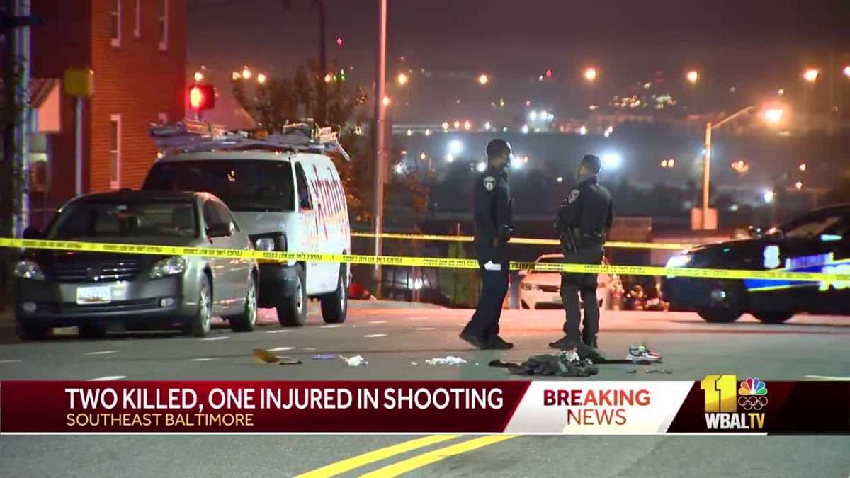 2 men dead, 1 injured in triple shooting in SE Baltimore