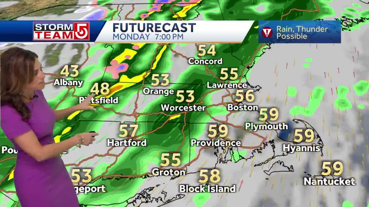 Video: Gusty Winds, More Rain Late Monday