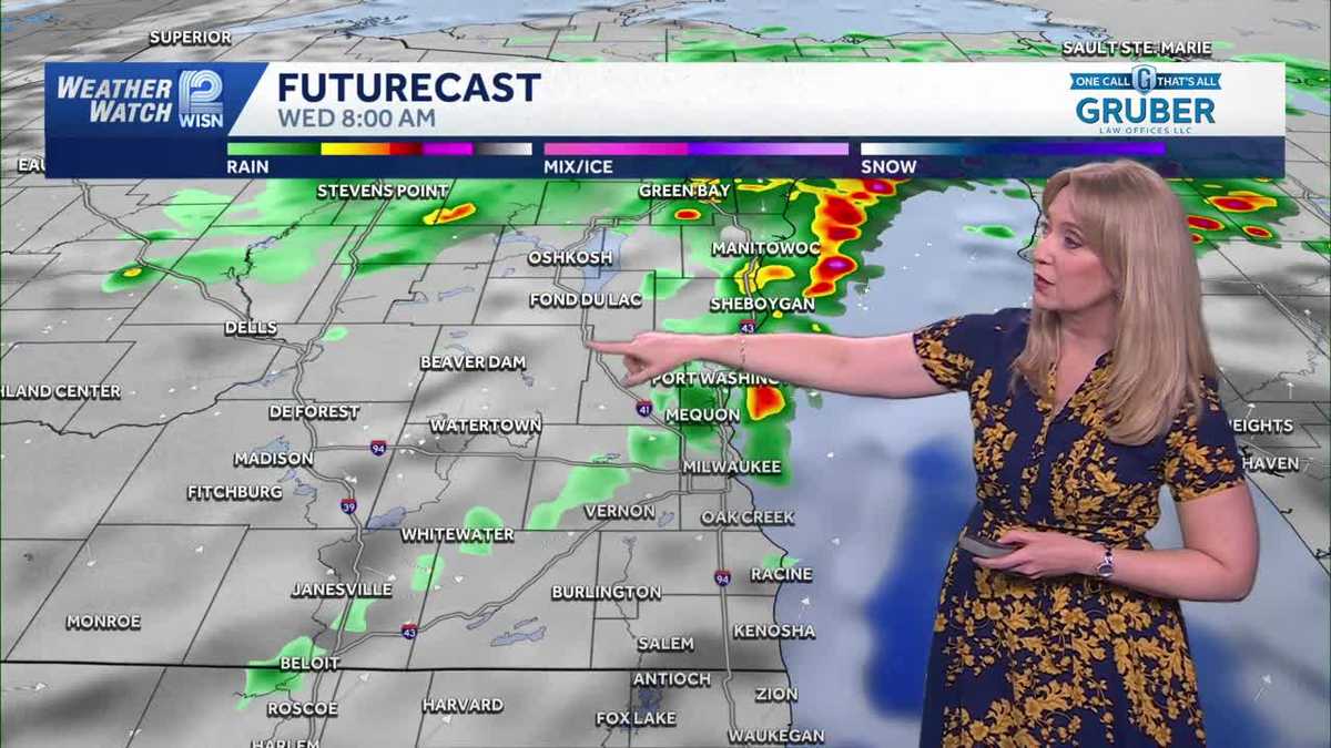 Very warm with high humidity in SE Wisconsin on Wednesday