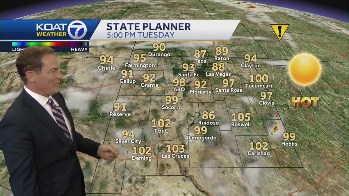 New Mexico forecast: Record heat chances during hot trend - KOAT