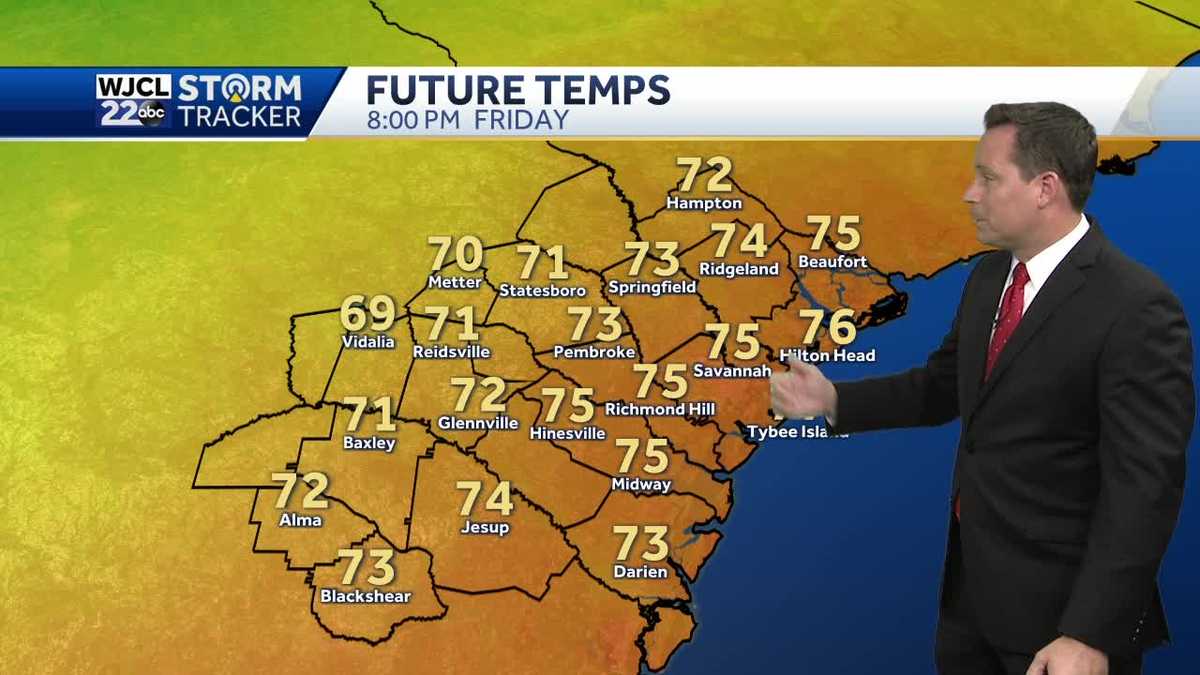 Cold front to deliver a big temperature swing