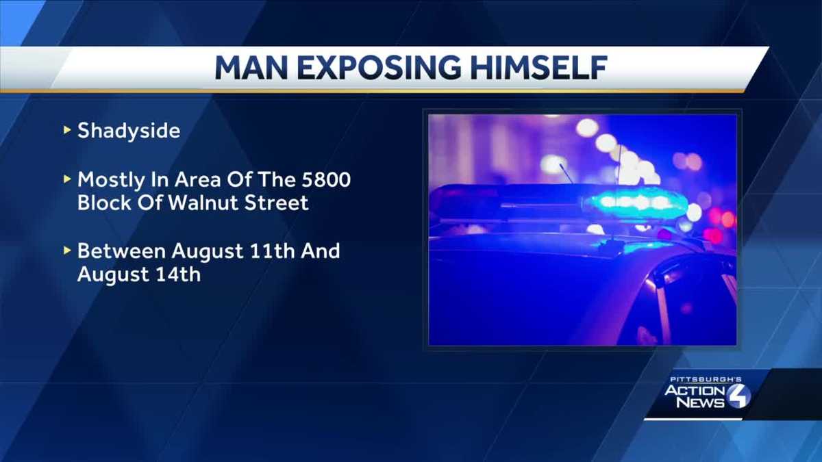 Police: Man accused of exposing himself in Shadyside multiple times