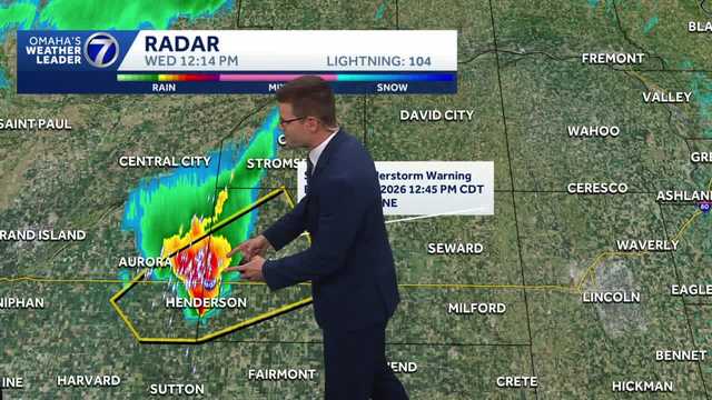 Omaha afternoon weather forecast for Wednesday, April 15