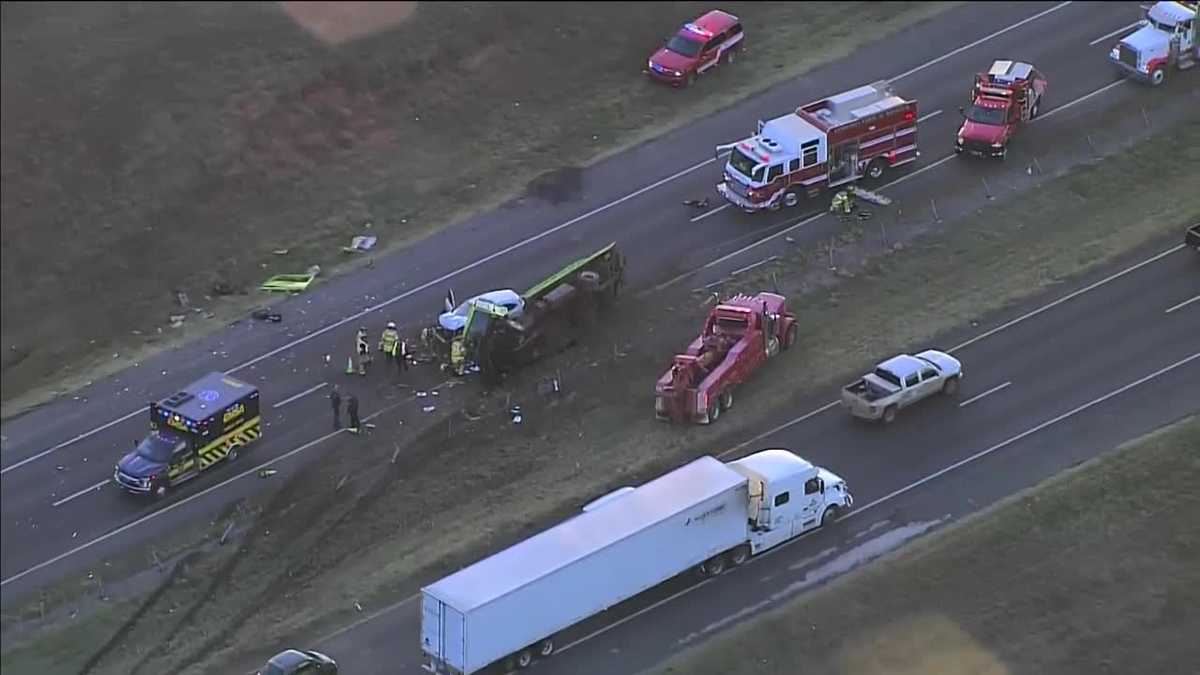 OHP says a Texas man was killed in a crash on I-35 in Edmond
