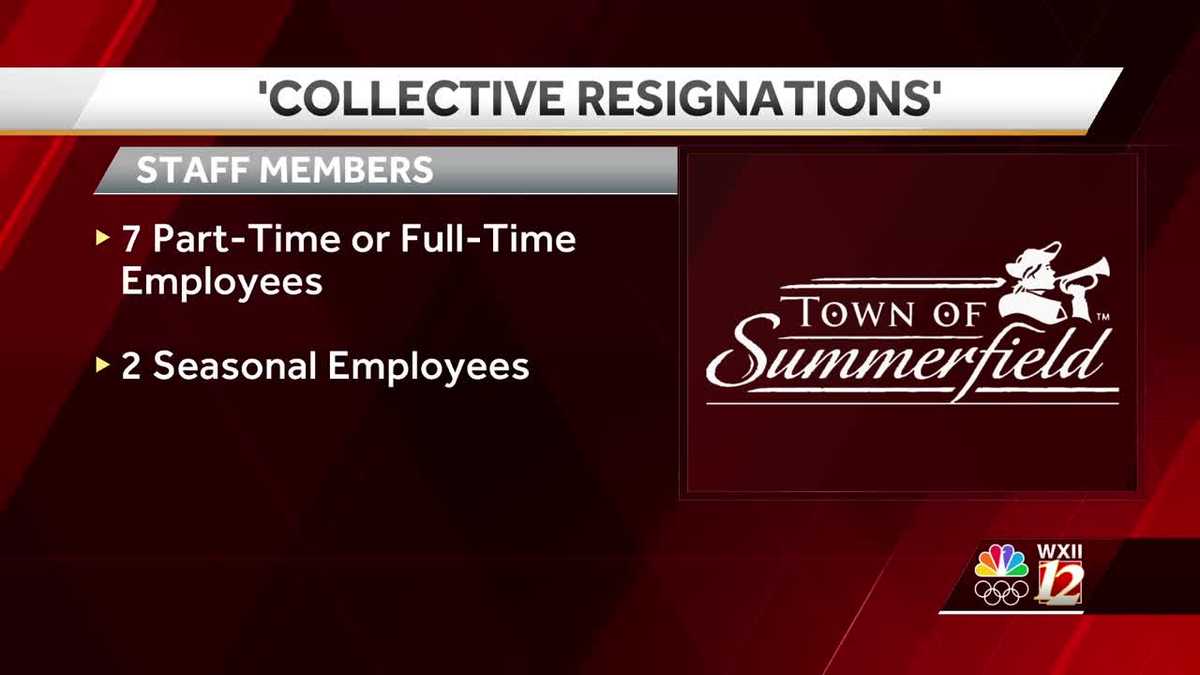 Town of Summerfield mayor confirms 'collective' staff resignations