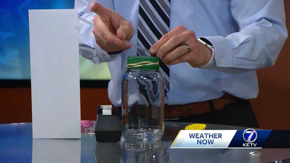Nebraska SciFest Make your own barometer at home