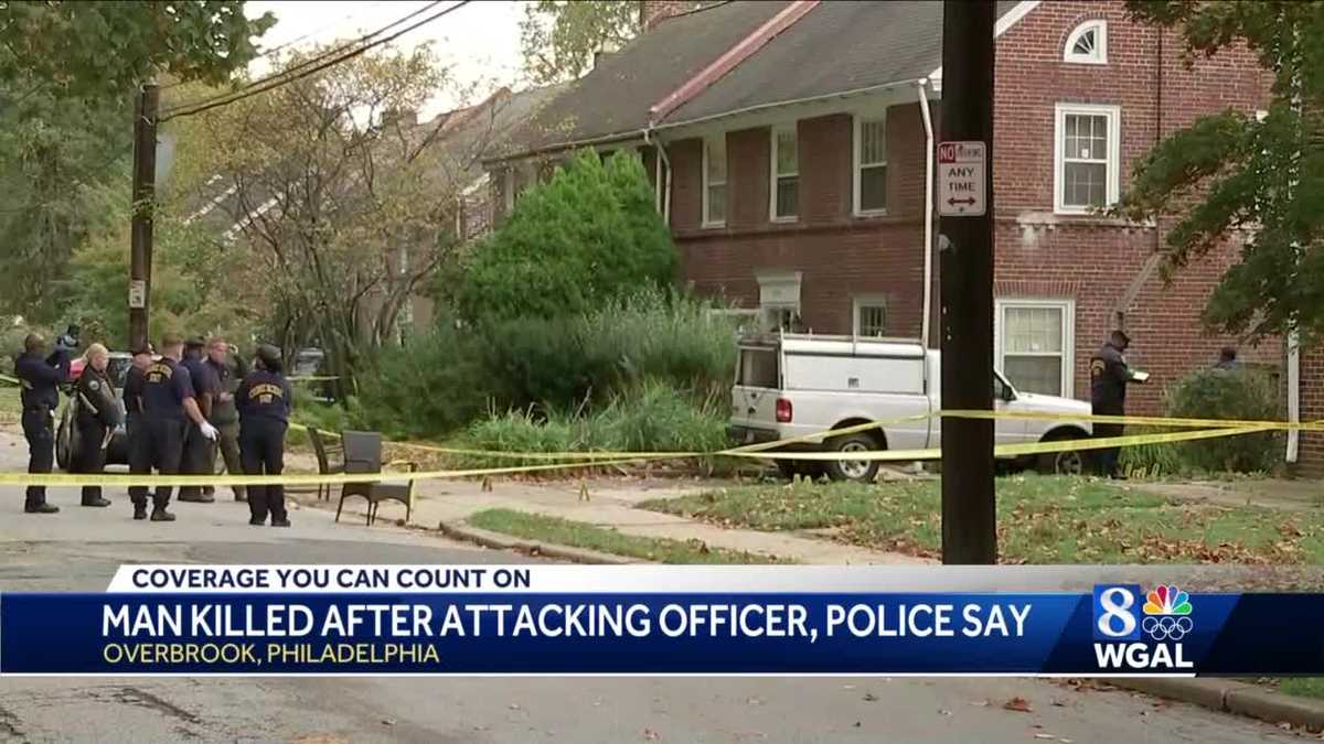 Police: Man killed after attacking Philadelphia officer