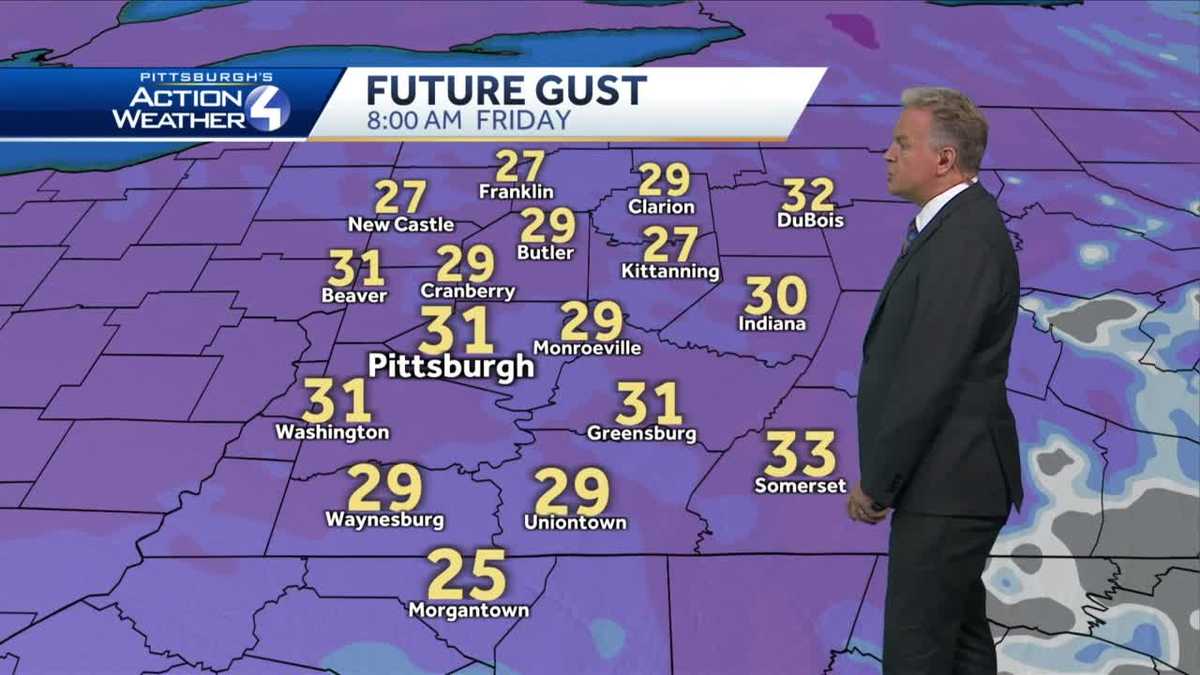 Partly cloudy tonight, mostly sunny and breezy on Friday