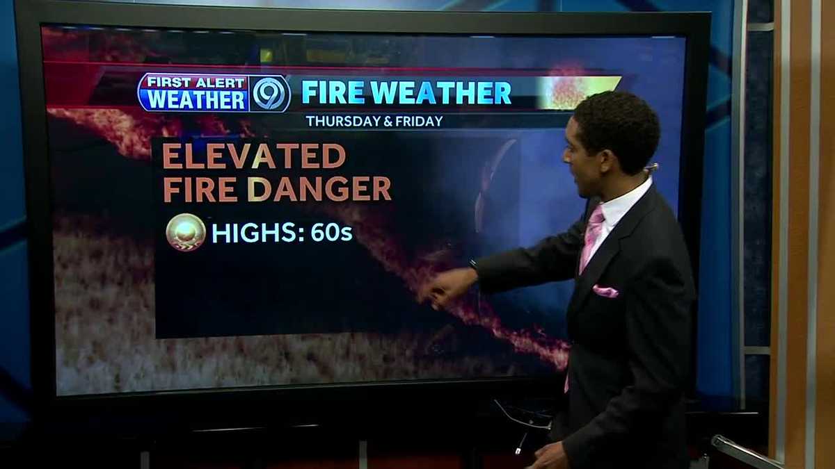 High fire danger returns for rest of the week