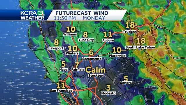 More rain wind and Sierra snow in the NorCal forecast