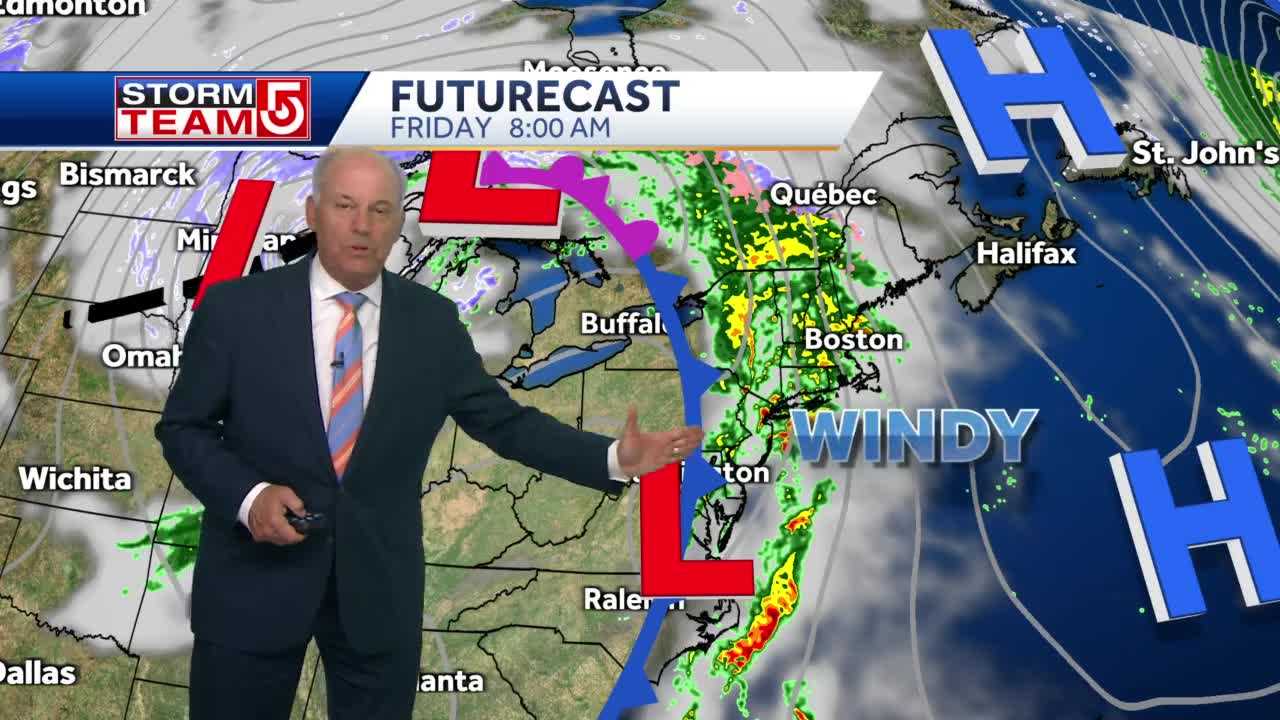 Video: Cooler Days Ahead; Stormy Friday