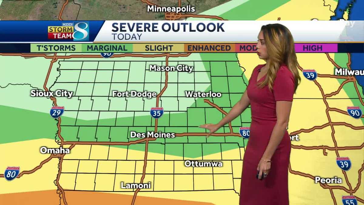 Severe weather risk arrives Thursday afternoon