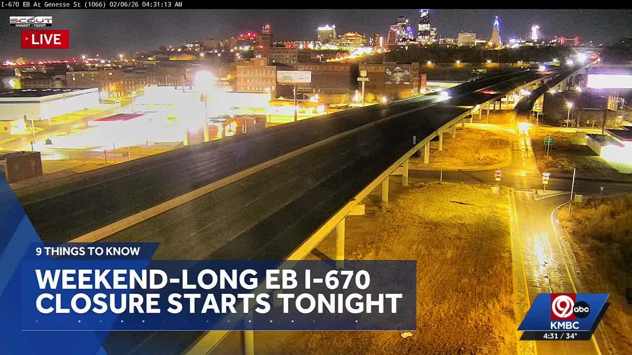 Friday's 9 Things To Know: Major Interstate closure this weekend