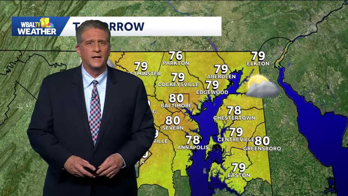 Storms possible Wednesday for the Baltimore Metro